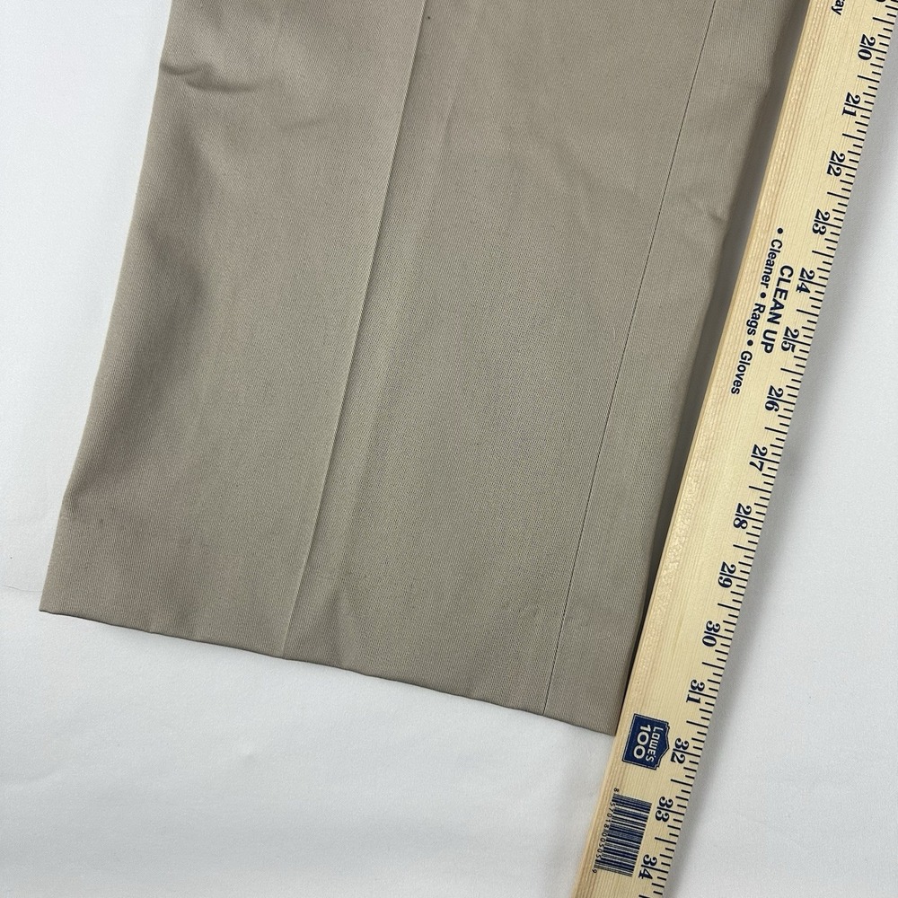 Brand New LL Bean Mens‎ Classic Fit Pants Khakis Tan Size 42 - Picture 7 of 9